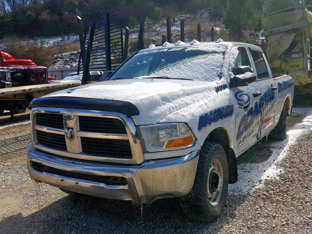 3C6TD5CT9CG114574 - 2012 DODGE RAM 2500 S WHITE photo 2