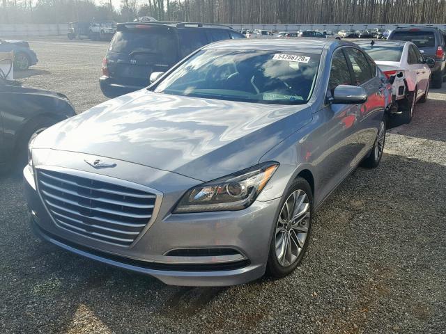 KMHGN4JEXFU081488 - 2015 HYUNDAI GENESIS 3. SILVER photo 2