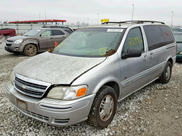 1GNDX13E62D217176 - 2002 CHEVROLET VENTURE LU GRAY photo 2