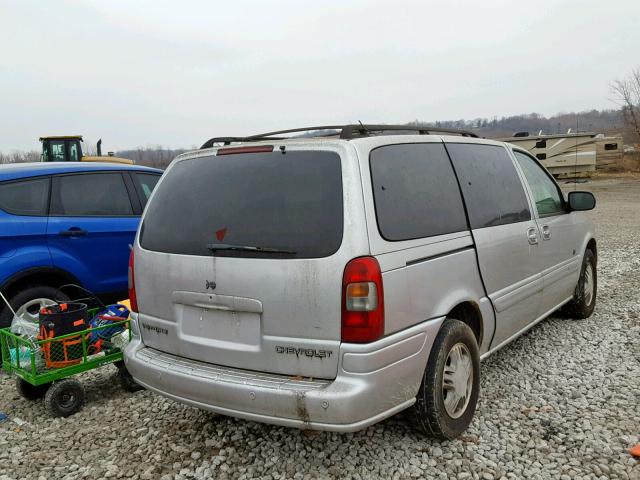 1GNDX13E62D217176 - 2002 CHEVROLET VENTURE LU GRAY photo 4