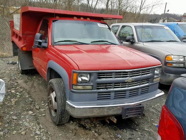 1GDKC34F0VJ515609 - 1997 GMC SIERRA C35 RED photo 1