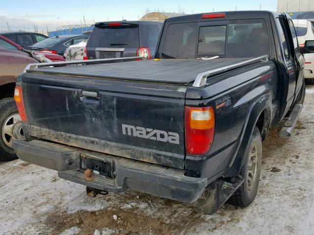 4F4YR46U37PM05790 - 2007 MAZDA B3000 CAB BLACK photo 4