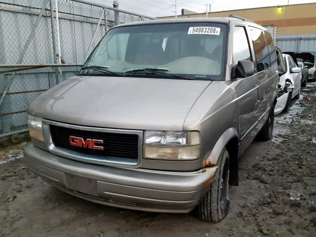 1GKDM19W61B500886 - 2001 GMC SAFARI XT GRAY photo 2