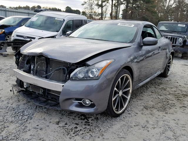 JN1CV6FE4DM771504 - 2013 INFINITI G37 SPORT GRAY photo 2