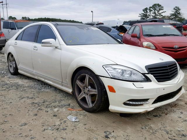 WDDNG7BB5AA290603 - 2010 MERCEDES-BENZ S 550 WHITE photo 1