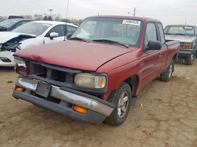 4F4CR16A7TTM44186 - 1996 MAZDA B2300 CAB MAROON photo 2