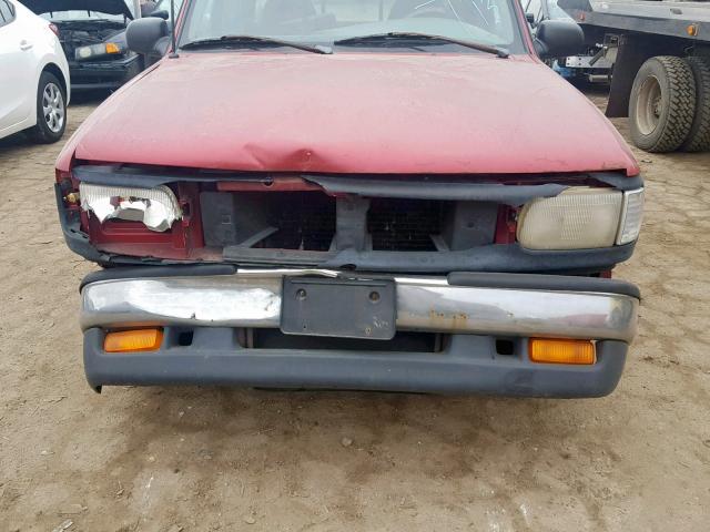 4F4CR16A7TTM44186 - 1996 MAZDA B2300 CAB MAROON photo 9