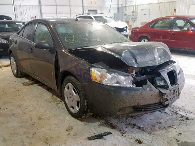 1G2ZF57B484279133 - 2008 PONTIAC G6 VALUE L BLACK photo 1