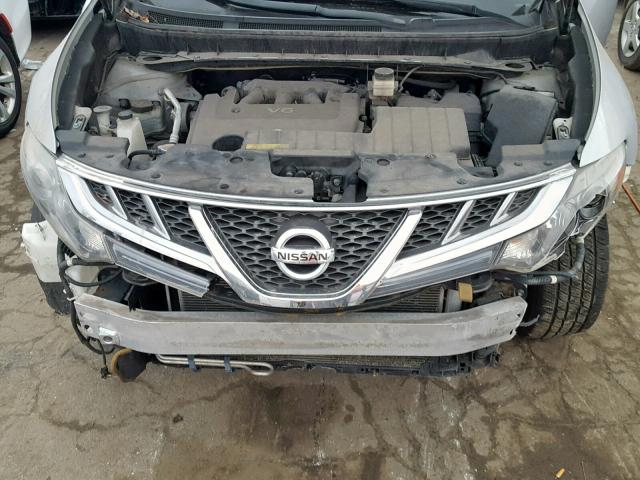 JN8AZ1MW8BW180640 - 2011 NISSAN MURANO S SILVER photo 7