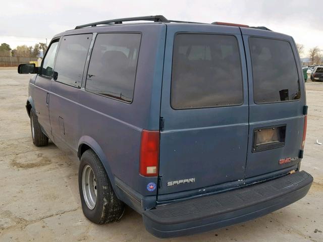 1GKDM19W3TB507233 - 1996 GMC SAFARI XT BLUE photo 3