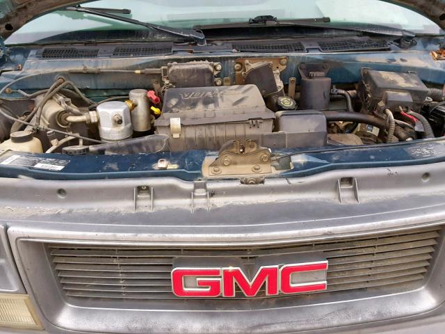 1GKDM19W3TB507233 - 1996 GMC SAFARI XT BLUE photo 7