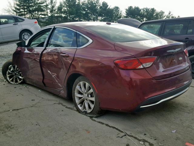 1C3CCCCB0FN576691 - 2015 CHRYSLER 200 C RED photo 3