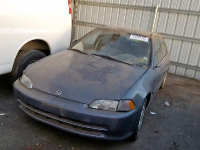 JHMEG8640SS031751 - 1995 HONDA CIVIC DX GRAY photo 2