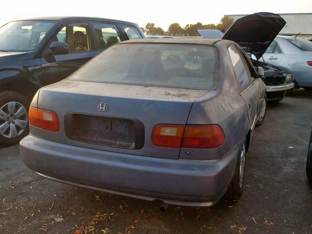 JHMEG8640SS031751 - 1995 HONDA CIVIC DX GRAY photo 4