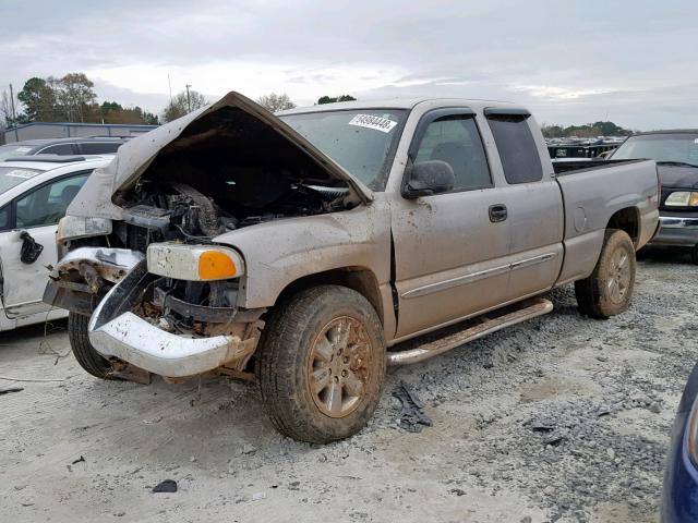 1GTEK19Z45Z103707 - 2005 GMC NEW SIERRA GRAY photo 2