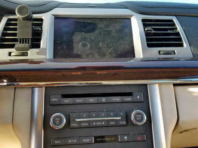 1LNHM94RX9G616910 - 2009 LINCOLN MKS RED photo 9