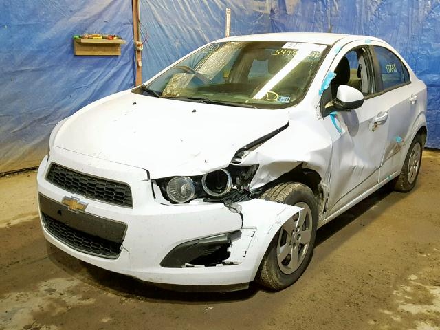 1G1JA5SG7D4124363 - 2013 CHEVROLET SONIC LS WHITE photo 2