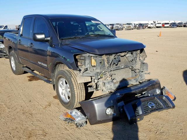 1N6BA0EC7CN322101 - 2012 NISSAN TITAN S GRAY photo 1