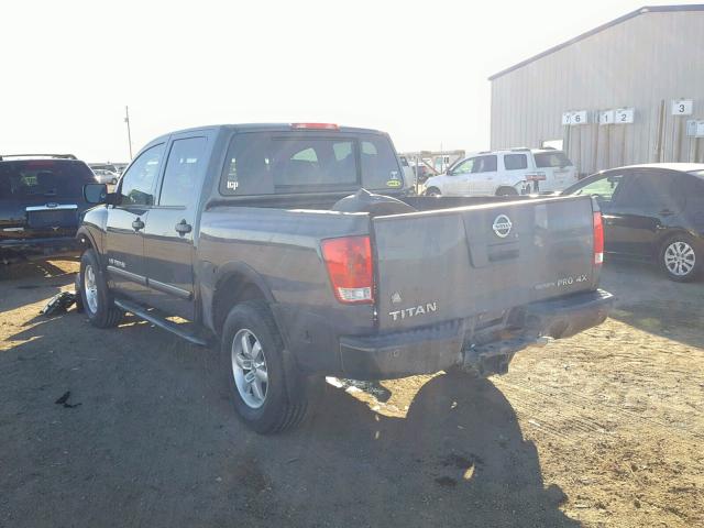 1N6BA0EC7CN322101 - 2012 NISSAN TITAN S GRAY photo 3