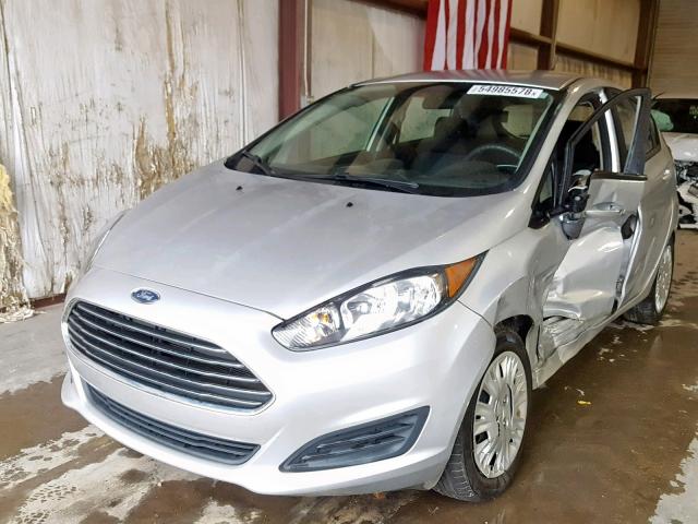 3FADP4TJXFM222145 - 2015 FORD FIESTA S SILVER photo 2