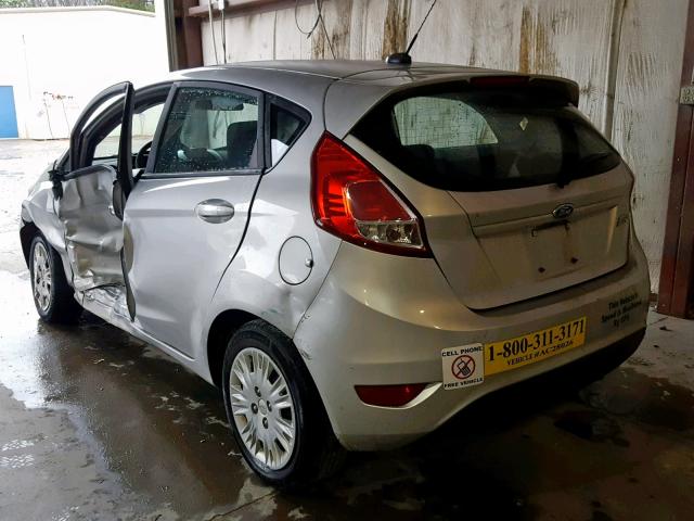 3FADP4TJXFM222145 - 2015 FORD FIESTA S SILVER photo 3