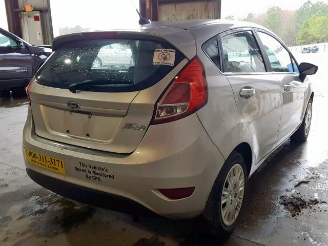 3FADP4TJXFM222145 - 2015 FORD FIESTA S SILVER photo 4