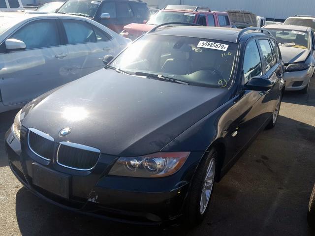 WBAVT13566KW23157 - 2006 BMW 325 XIT BLACK photo 2