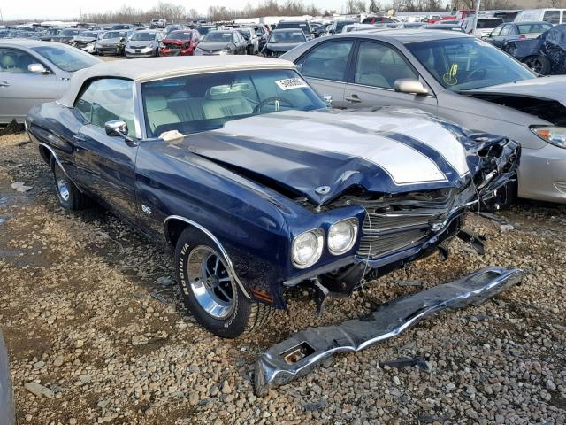 136670B182337 - 1970 CHEVROLET CAR BLUE photo 1