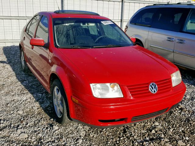 3VWSB69M82M152391 - 2002 VOLKSWAGEN JETTA GLS RED photo 1