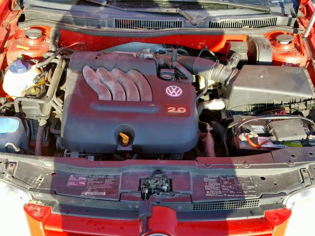 3VWSB69M82M152391 - 2002 VOLKSWAGEN JETTA GLS RED photo 9