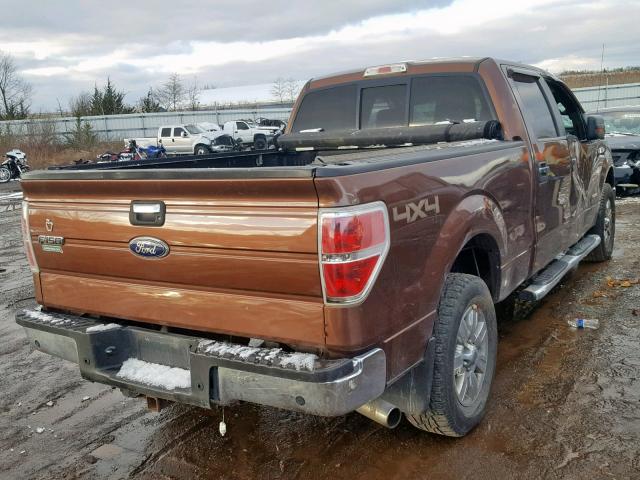 1FTFW1ET4CFA11389 - 2012 FORD F150 SUPER BROWN photo 4