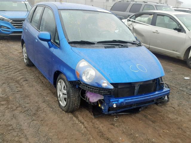 JHMGD38468S056972 - 2008 HONDA FIT BLUE photo 1