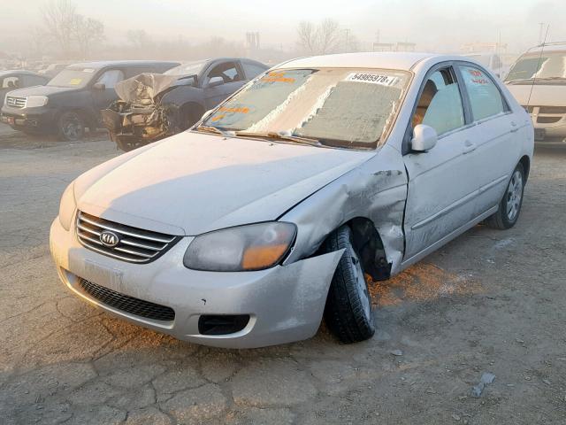 KNAFE222095667878 - 2009 KIA SPECTRA EX SILVER photo 2