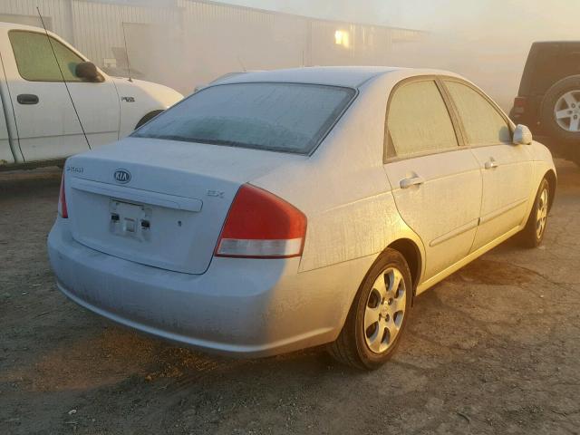 KNAFE222095667878 - 2009 KIA SPECTRA EX SILVER photo 4