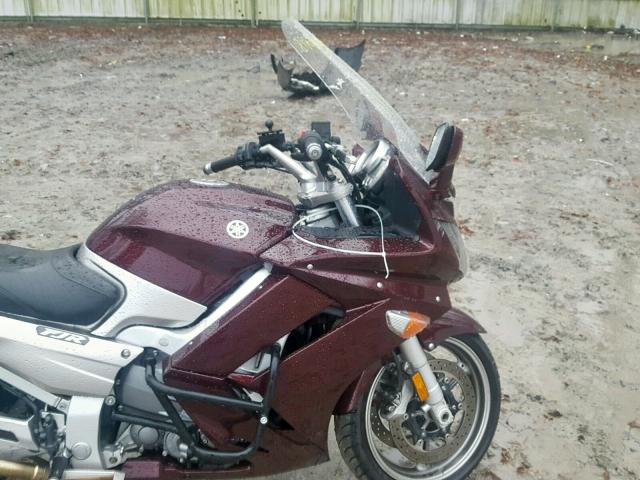 JYARP15E57A002128 - 2007 YAMAHA FJR1300 MAROON photo 5