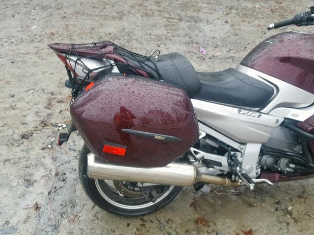 JYARP15E57A002128 - 2007 YAMAHA FJR1300 MAROON photo 6