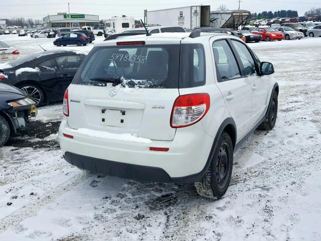 JS2YA413095100122 - 2009 SUZUKI SX4 TECHNO WHITE photo 4