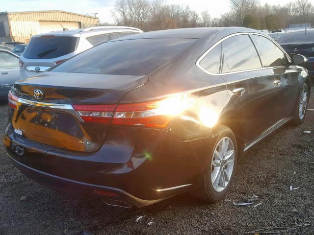 4T1BK1EB0EU098011 - 2014 TOYOTA AVALON BAS Noir photo 4