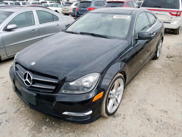 WDDGJ4HB9FG363394 - 2015 MERCEDES-BENZ C 250 BLACK photo 2