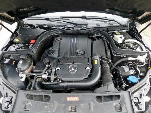 WDDGJ4HB9FG363394 - 2015 MERCEDES-BENZ C 250 BLACK photo 7