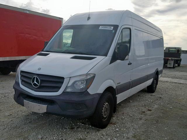 WD3PE8DC0E5886411 - 2014 MERCEDES-BENZ SPRINTER 2 WHITE photo 2