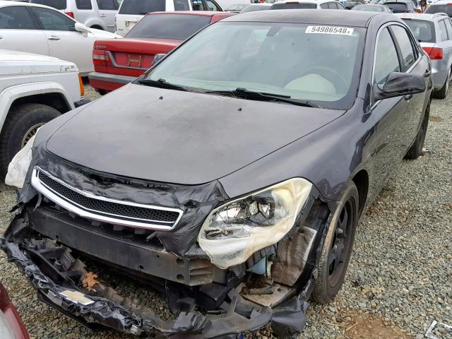 1G1ZB5EB0A4116472 - 2010 CHEVROLET MALIBU LS SILVER photo 2