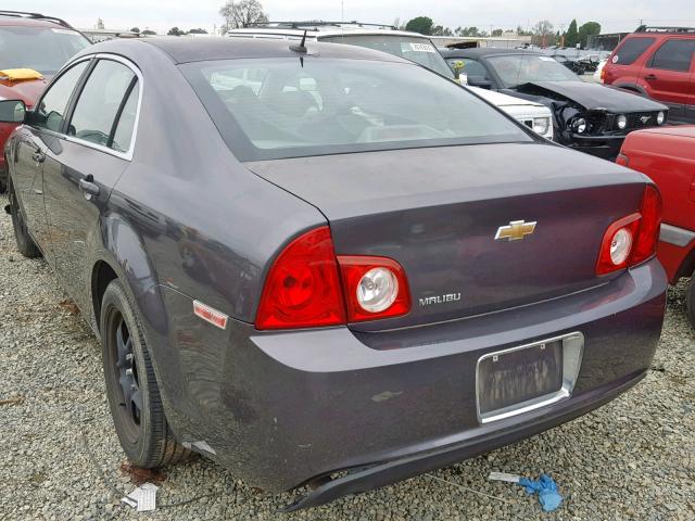 1G1ZB5EB0A4116472 - 2010 CHEVROLET MALIBU LS SILVER photo 3