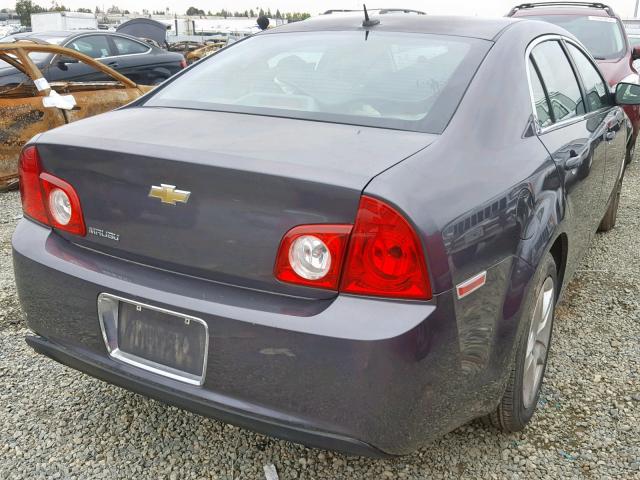 1G1ZB5EB0A4116472 - 2010 CHEVROLET MALIBU LS SILVER photo 4
