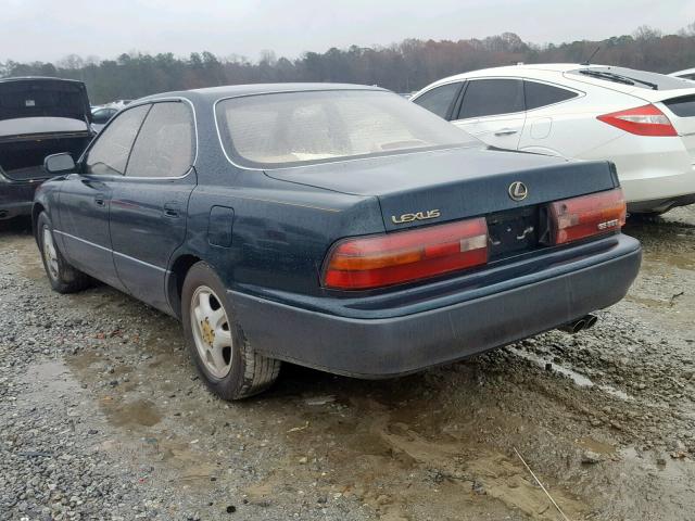 JT8VK13T8N0073456 - 1992 LEXUS ES 300 GREEN photo 3