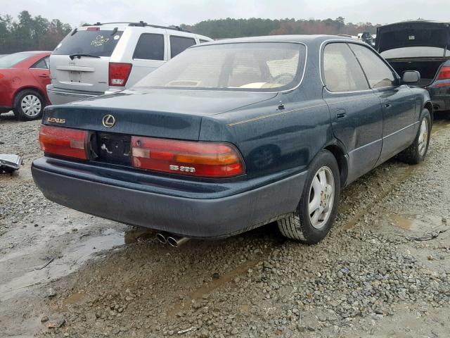 JT8VK13T8N0073456 - 1992 LEXUS ES 300 GREEN photo 4