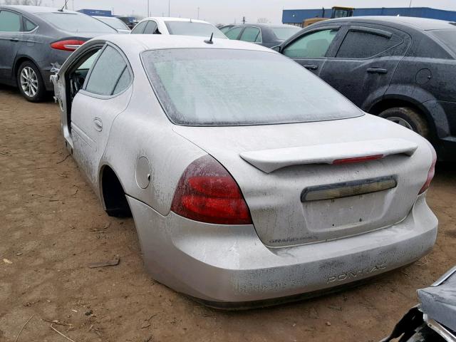 2G2WP552961144709 - 2006 PONTIAC GRAND PRIX SILVER photo 3