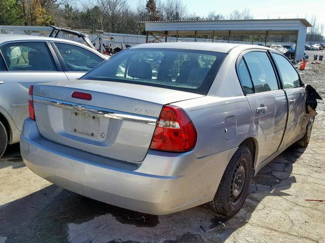 1G1ZS51F46F268002 - 2006 CHEVROLET MALIBU LS 银色 照片 4