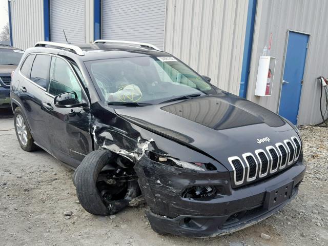 1C4PJMCS2FW726982 - 2015 JEEP CHEROKEE L BLACK photo 1