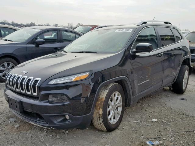 1C4PJMCS2FW726982 - 2015 JEEP CHEROKEE L BLACK photo 2